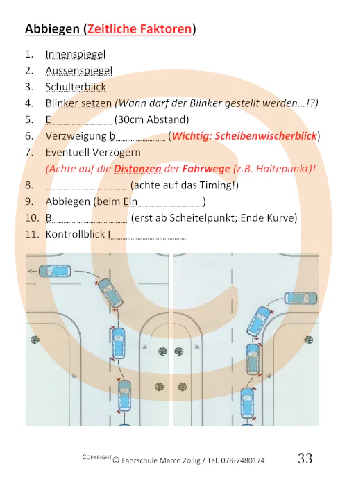 Lernmittel Kategorie B - Autofahrschule